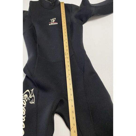 Seavenger Alpha 3mm Neoprene Fullsuit Wetsuit, Black, Women's Size 9 - Picture 6 of 16